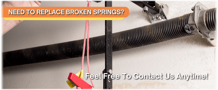 Broken Garage Door Spring Summerville